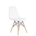 Kit 6 Cadeiras Eames Eiffel Estofada Botonê 130c Branco