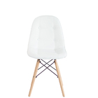 Kit 6 Cadeiras Eames Eiffel Estofada Botonê 130c Branco