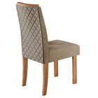 Kit 6 Cadeiras Elegance Com Espaldar E Tecido Lm Veludo Mel/c