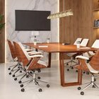 Kit 6 Cadeiras Escritório Diretor Giratória Corino Kopenhagen