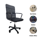 Kit 6 Cadeiras Escritorio Dublin Tela Mesh Ergonomica Girator