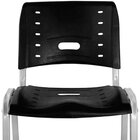 Kit 6 Cadeiras Escritório Fixa Empilhável Hotel Auditório Elo