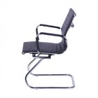 Kit 6 Cadeiras Escritório Interlocutor Fixa Esteirinha Corino