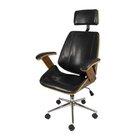 Kit 6 Cadeiras Escritorio Presidente Corino E Madeira Bergen