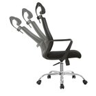 Kit 6 Cadeiras Escritório Presidente Giratória Com Apoia Cabe