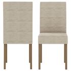 Kit 6 Cadeiras Estofadas Csuede Pln