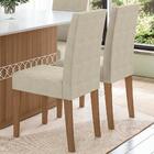 Kit 6 Cadeiras Estofadas Csuede Pln