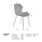 Kit 6 Cadeiras Estofadas De Jantar Cozinha Slim Loft Marrom C