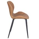 Kit 6 Cadeiras Estofadas De Jantar Cozinha Slim Loft Marrom C