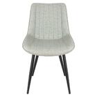 Kit 6 Cadeiras Estofadas Design Industrial Chicago