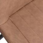 Kit 6 Cadeiras Estofadas Design Industrial Chicago Marrom Caf