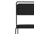 Kit 6 Cadeiras Estofadas Elis F02 Linho 761 Grafite - Mpozena