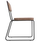 Kit 6 Cadeiras Estofadas Elis F02 Linho 766 Marrom - Mpozenato