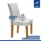 Kit 6 Cadeiras Estofadas Espanha Espresso Móveis Cinamomo/off