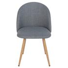 Kit 6 Cadeiras Estofadas Jantar Cozinha Maite Sedona Linho