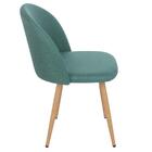 Kit 6 Cadeiras Estofadas Jantar Cozinha Maite Sedona Linho