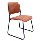 Kit 6 Cadeiras Estofadas Lunis Veludo 400 F02 Terracota - Mpo