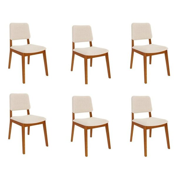 Kit 6 Cadeiras Estofadas Miriti Cabecasa Madeiraoriginals Car