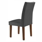 Kit 6 Cadeiras Estofadas Moscou Espresso Móveis Chocolate/off