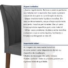 Kit 6 Cadeiras Estofadas Moscou Espresso Móveis Chocolate/off