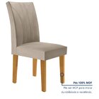 Kit 6 Cadeiras Estofadas Moscou Espresso Móveis Cinamomo/off