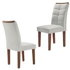 Kit 6 Cadeiras Estofadas Nápoles Espresso Móveis Chocolate/of