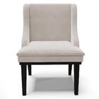 Kit 6 Cadeiras Estofadas Para Sala De Jantar Base Fixa De Mad