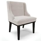 Kit 6 Cadeiras Estofadas Para Sala De Jantar Base Fixa De Mad