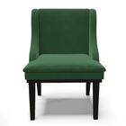 Kit 6 Cadeiras Estofadas Para Sala De Jantar Base Fixa De Mad