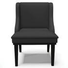 Kit 6 Cadeiras Estofadas Sala De Jantar Base Fixa De Madeira