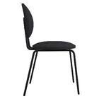 Kit 6 Cadeiras Estofadas Sofie F02 Linho 761 Grafite - Mpozen