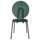 Kit 6 Cadeiras Estofadas Sofie F02 Veludo 403 Verde - Mpozena