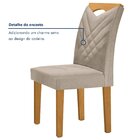 Kit 6 Cadeiras Estofadas Texas Yescasa Cinamomo/off White/bou