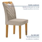 Kit 6 Cadeiras Estofadas Texas Yescasa Cinamomo/off White/bou