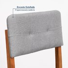 Kit 6 Cadeiras Estofadas Tiê Cabecasa Madeiraoriginals Amêndo