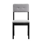 Kit 6 Cadeiras Estofadas Tiê Cabecasa Madeiraoriginals Preto/