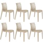 Kit 6 Cadeiras Gruvyer Acabamento Fosco