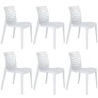 Kit 6 Cadeiras Gruvyer Acabamento Fosco