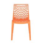 Kit 6 Cadeiras Gruvyer Acabamento Fosco - Laranja