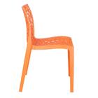 Kit 6 Cadeiras Gruvyer Acabamento Fosco - Laranja