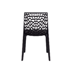 Kit 6 Cadeiras Gruvyer Preta Sala Cozinha Jantar