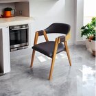 Kit 6 Cadeiras Laura Madeira Maciça De Eucalipto Marrom