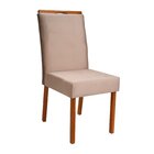 Kit 6 Cadeiras Madeira Maciça E Estofada Bella Espresso Móvei