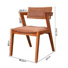 Kit 6 Cadeiras Madeira Maciça E Estofada Ímola Authentic Espr