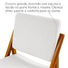 Kit 6 Cadeiras Madeira Maciça Encosto E Assento Estofado Ugan