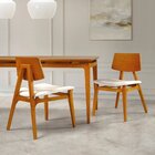 Kit 6 Cadeiras Madeira Maciça Encosto Multilaminado E Assento