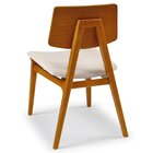 Kit 6 Cadeiras Madeira Maciça Encosto Multilaminado E Assento