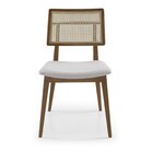 Kit 6 Cadeiras Madeira Maciça Palermo Encosto Tela Assento Es