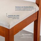 Kit 6 Cadeiras Madeira Maciça Tiê Cabecasa Madeiraoriginals A