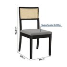 Kit 6 Cadeiras Madeira Maciça Tiê Cabecasa Madeiraoriginals P